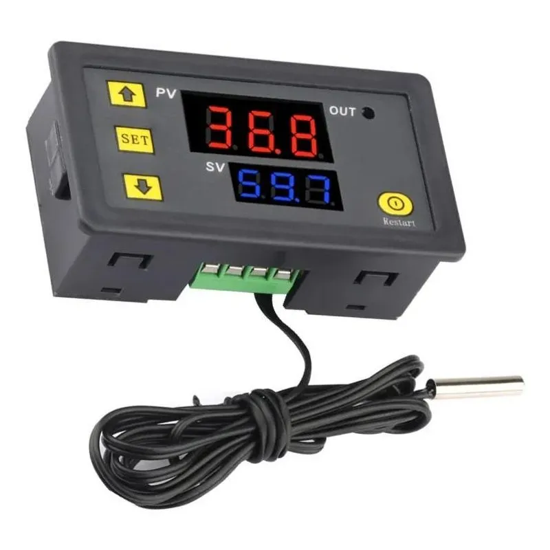 Controlador De Temperatura Termostato W3230 110v 220v Mfl