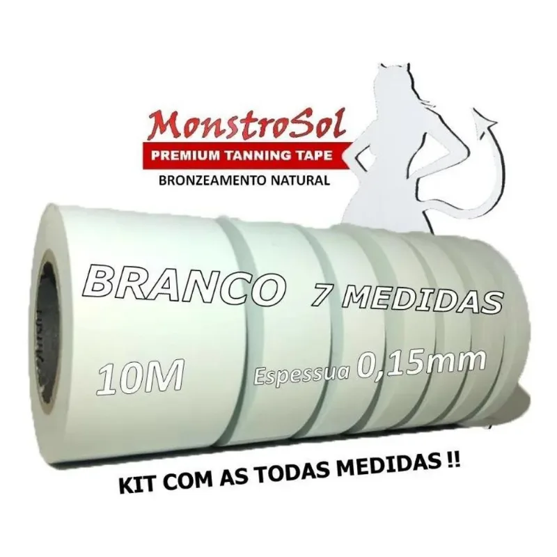 Biquíni Adesivo Para Bronzeamento Natural - 7 Medidas X 10m