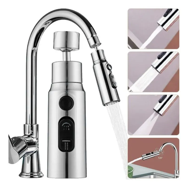 Bocal De 3 Modos Superalimentado Com Rotação De 360 Graus Ac
