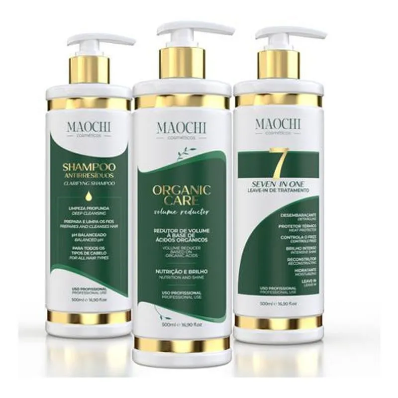 Maochi Organic Care Thermo Ativo Organico 3 Passos 500ml