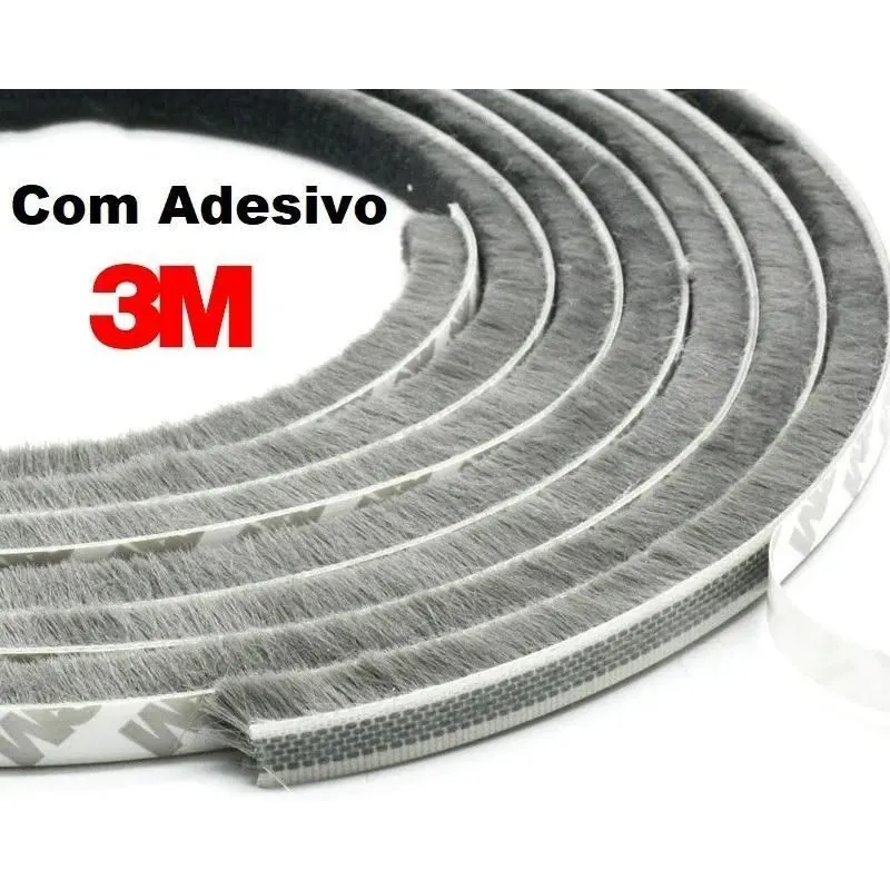 Fita Veda Porta Adesiva Vedação Janela 10 X 7 - 10 Metros