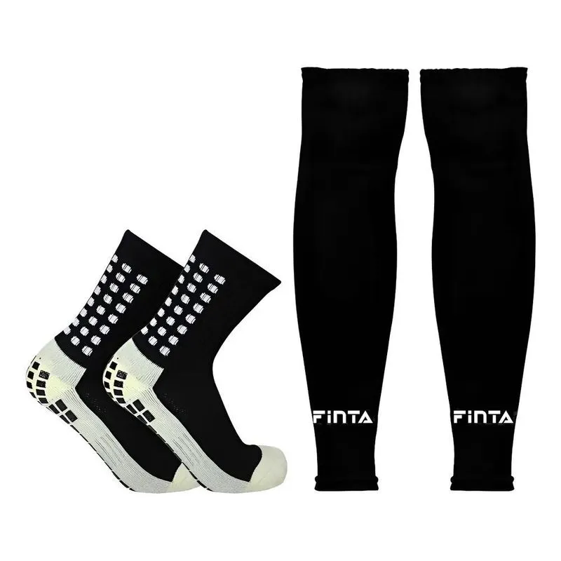 3x Kit Meia Antiderrapante Tipo Trusox + Meião Cortado Canel