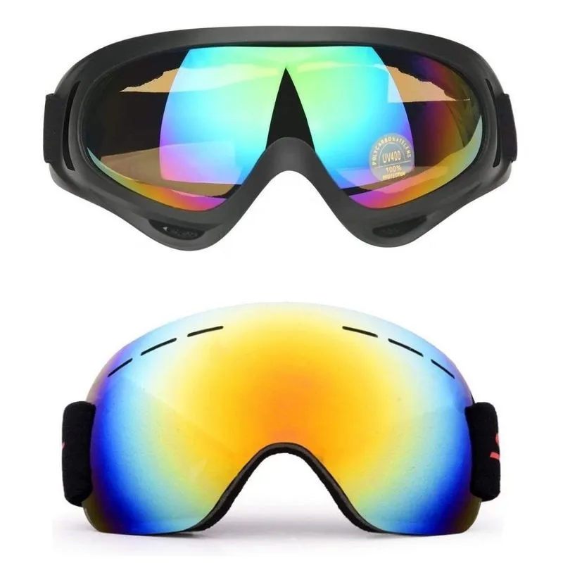Oculos Esqui Jetski Neve Snowboard Uv 400 Kit 2 Unidades