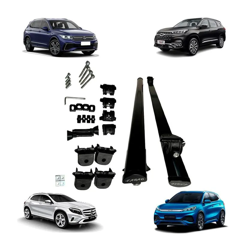 Farad Rack Farad Iron 2 120cm Bagageiro Travessas Alumínio Fixação SM02 Antifurto Suporta 100kg