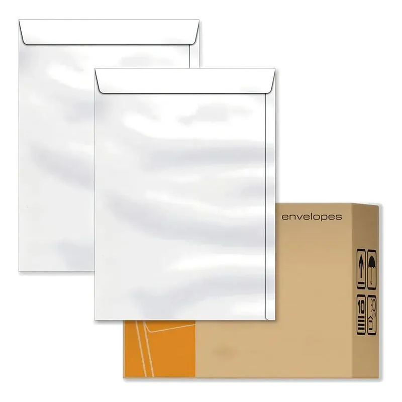 Envelope A4 Branco 229 X 324 Mm 22x 32 250 Unidades Volunder