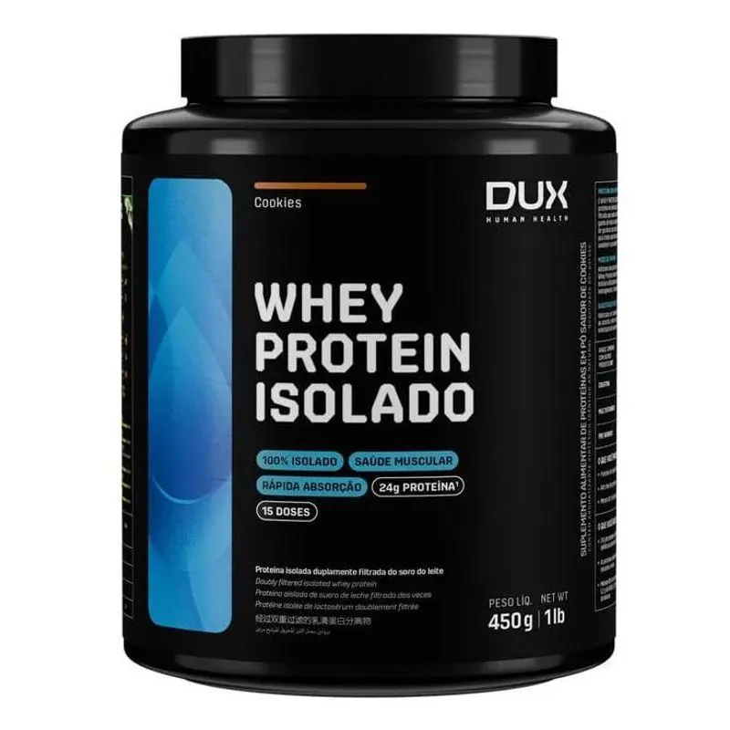 Whey Protein Isolado - Pote 450g Sabor Chocolate Branco