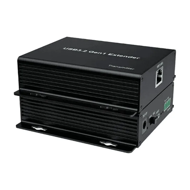 Extensor USB 3.2 Gen1 4 Portas Até 70 Metros Via RJ45