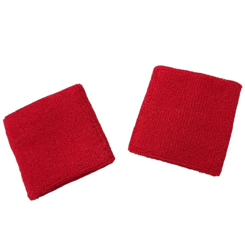 Munhequeira Atoalhada Para Esportes - Vermelho