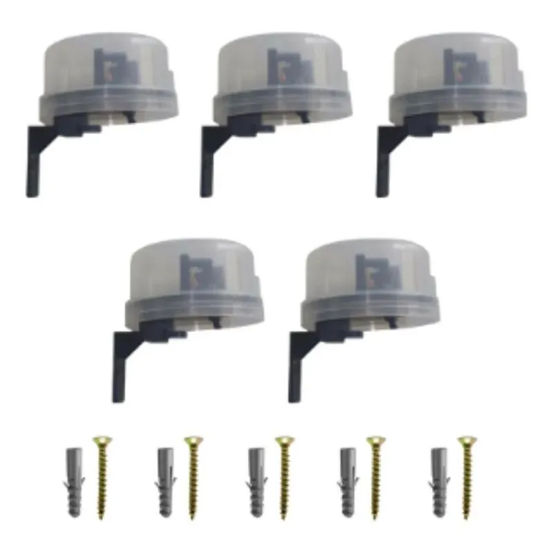 Kit 5 Fotocélulas 5buchas Qr51 Sensor 3em1 Automático