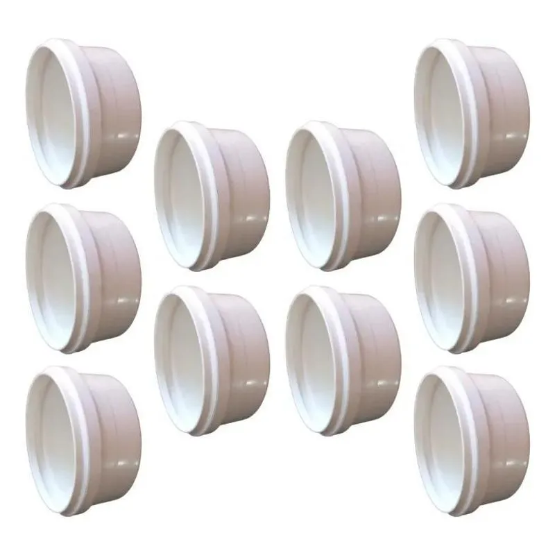 Kit 10 Caps Tampa Para Esgoto 100mm 4 Polegadas