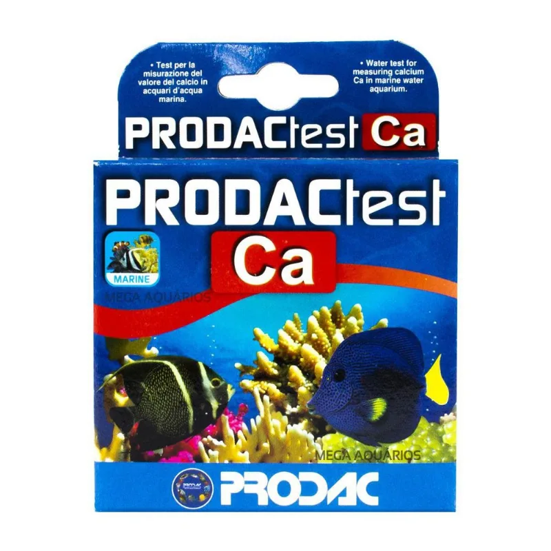 Prodac Ca Teste Medição De Cálcio Para Aquário Água Salgada
