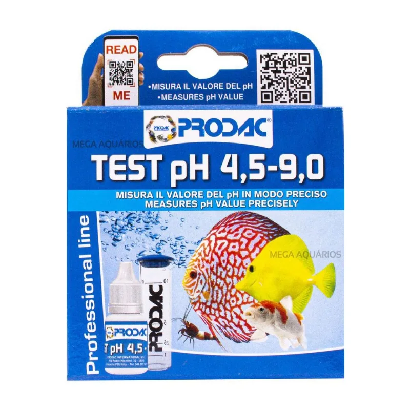 Teste Para Medição De Ph 4,5 - 9,0 Prodac