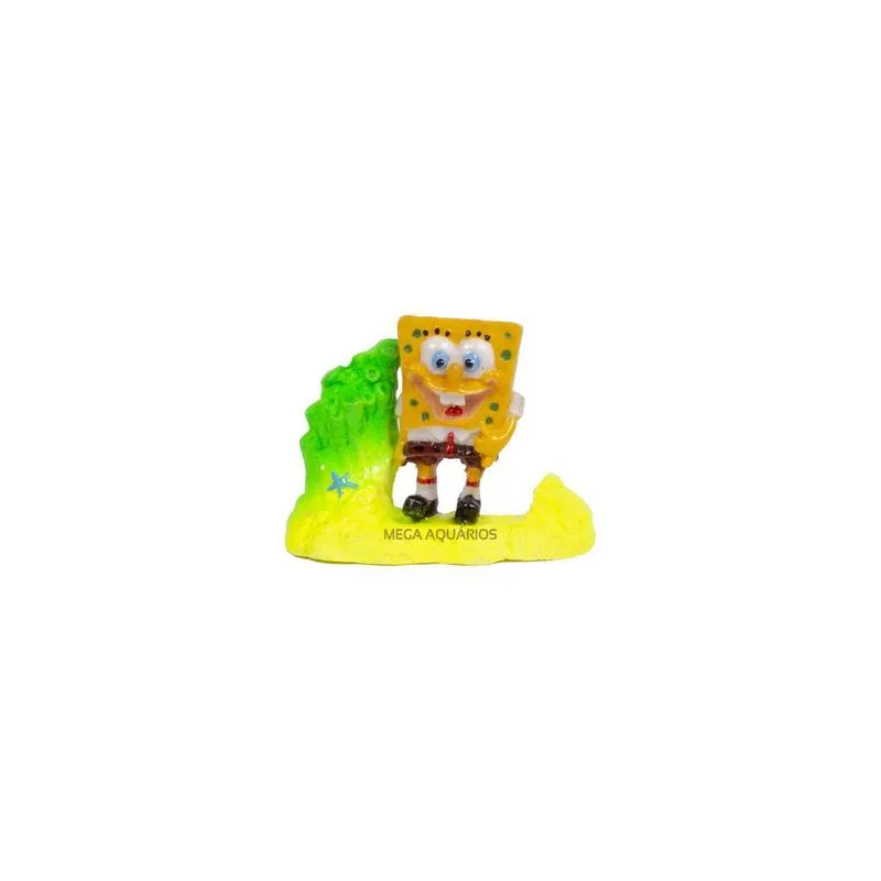 Bob Esponja Enfeite Resina Aquário P040