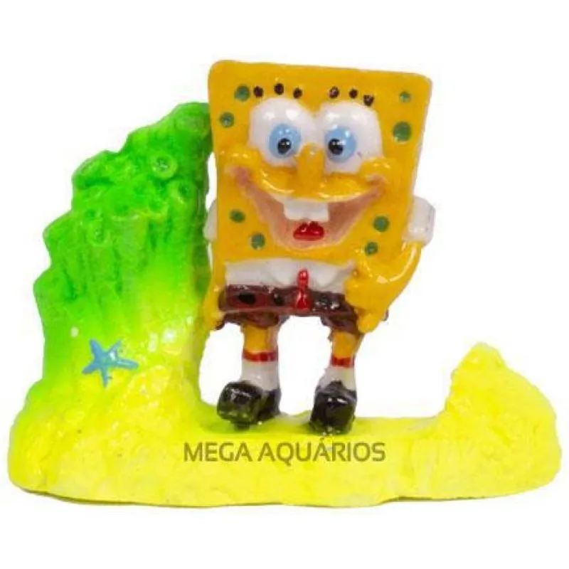 Enfeite Bob Esponja Beteira Peixe Betta P040
