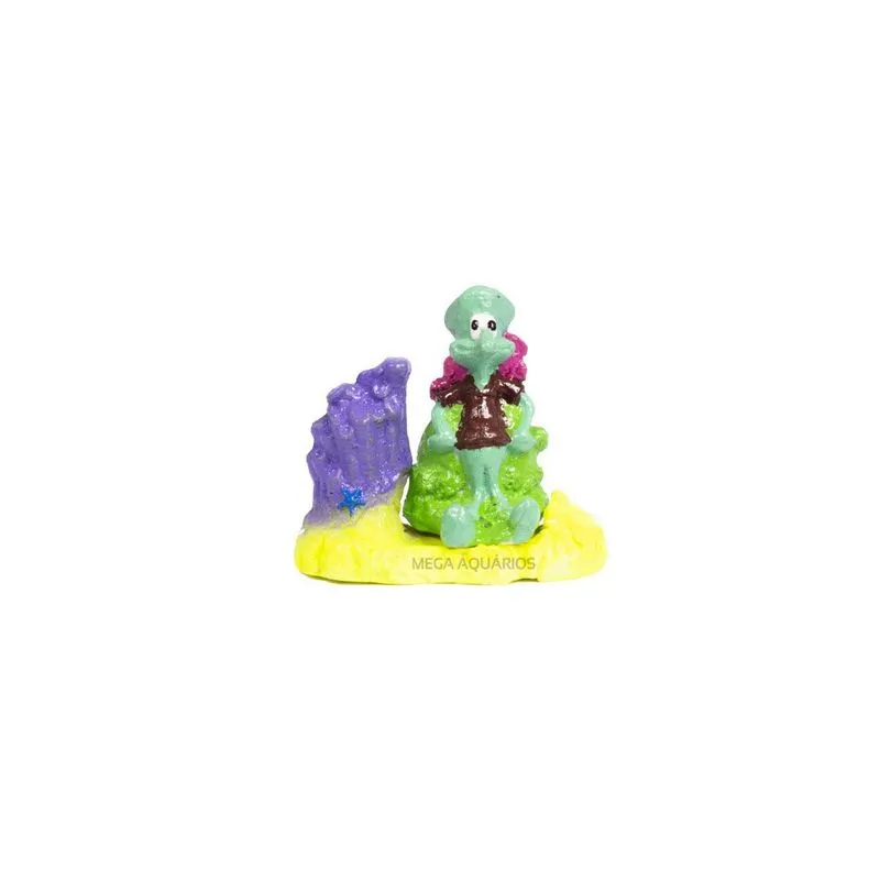 Enfeite Lula Molusco Do Bob Esponja Para Terrário P042