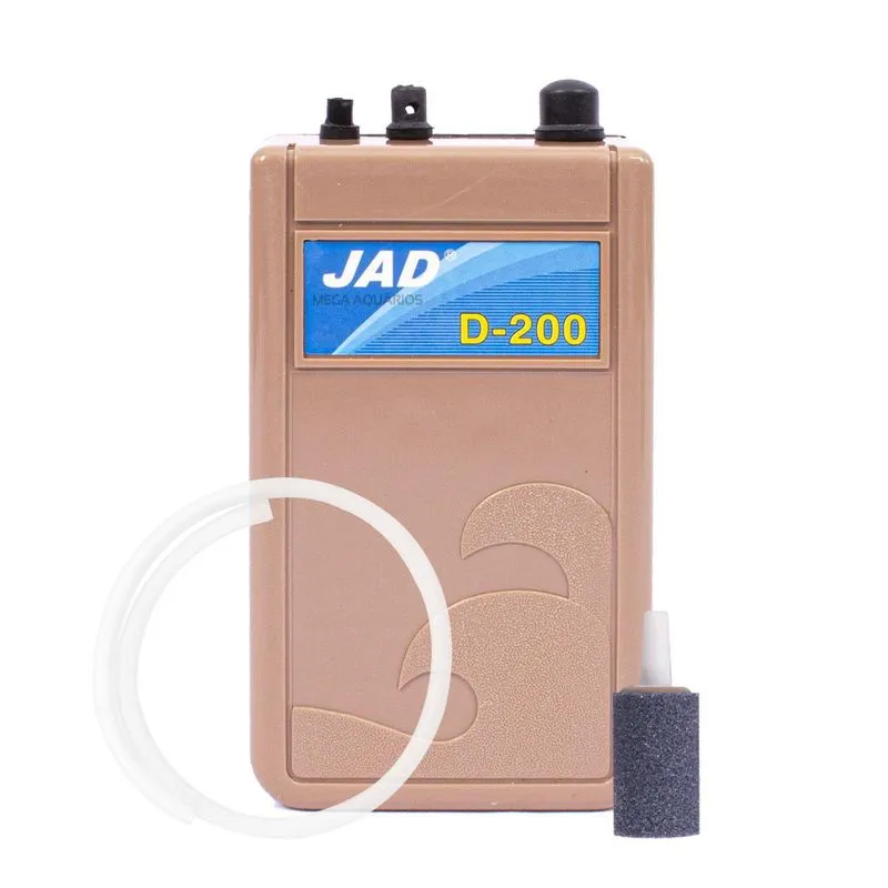 Oxigenador A Pilha Queda Luz Aquário Boyu Jad D-200 120l/h