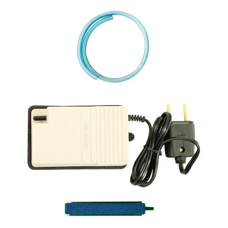 Kit Cortina Bolhas Compressor A 1saída 110v+ Mangueira, 40cm