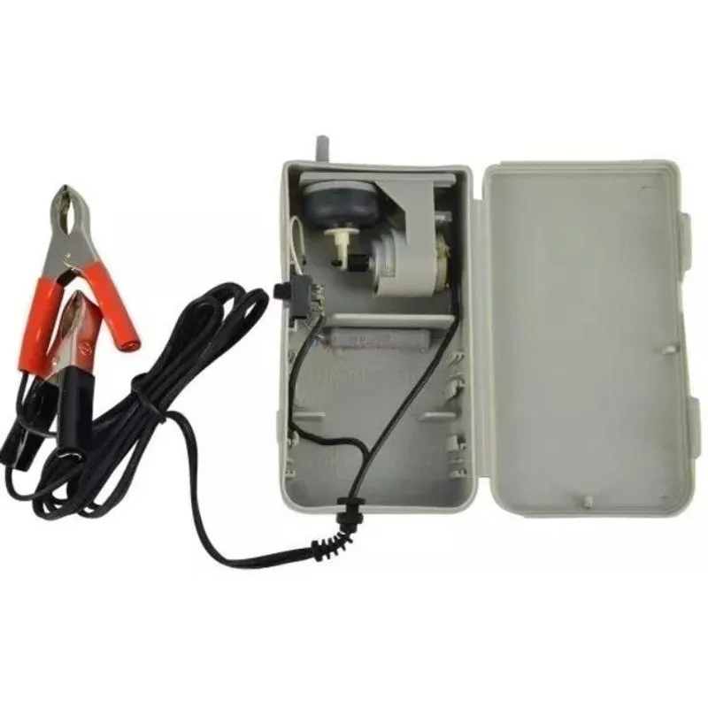 Compressor Ar C/garra Jacaré Shiruba 1 Saída 12v Isca Viva