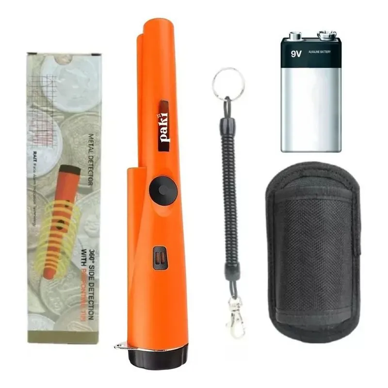 3x Detector De Metal Portatil Prova De Agua Pointer Ouro Pra