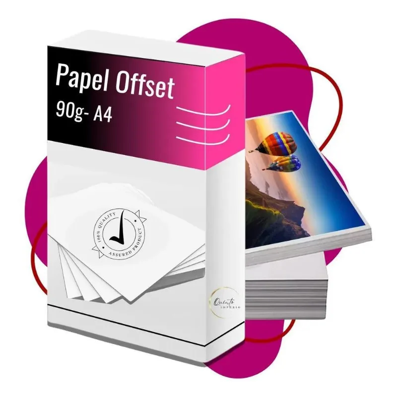 3x Papel Offset 90g Premium 500 Folhas A4 Branco Sulfite Qui