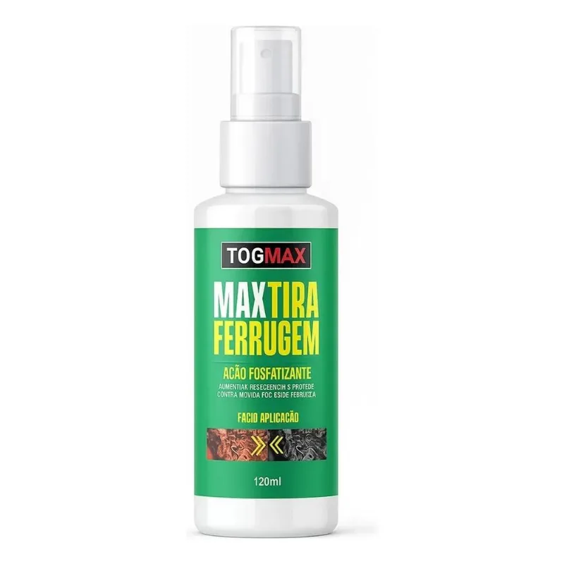 Tira Ferrugem 120ml Removedor De Ferrugem De Ferro Metais
