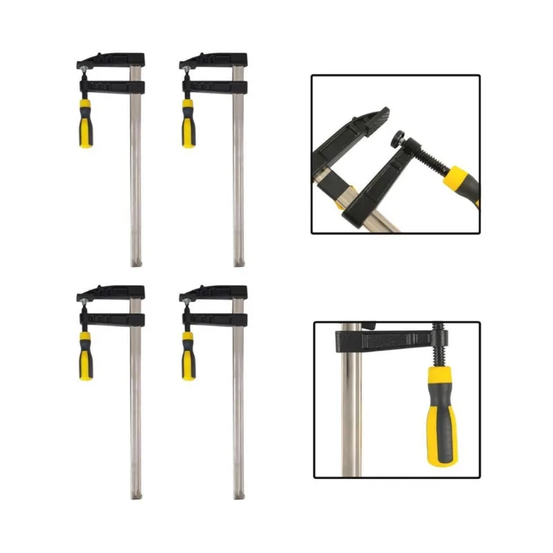 Kit 4 Grampos Carpinteiro Tipo F Sargento 150X50Mm 6 Pol