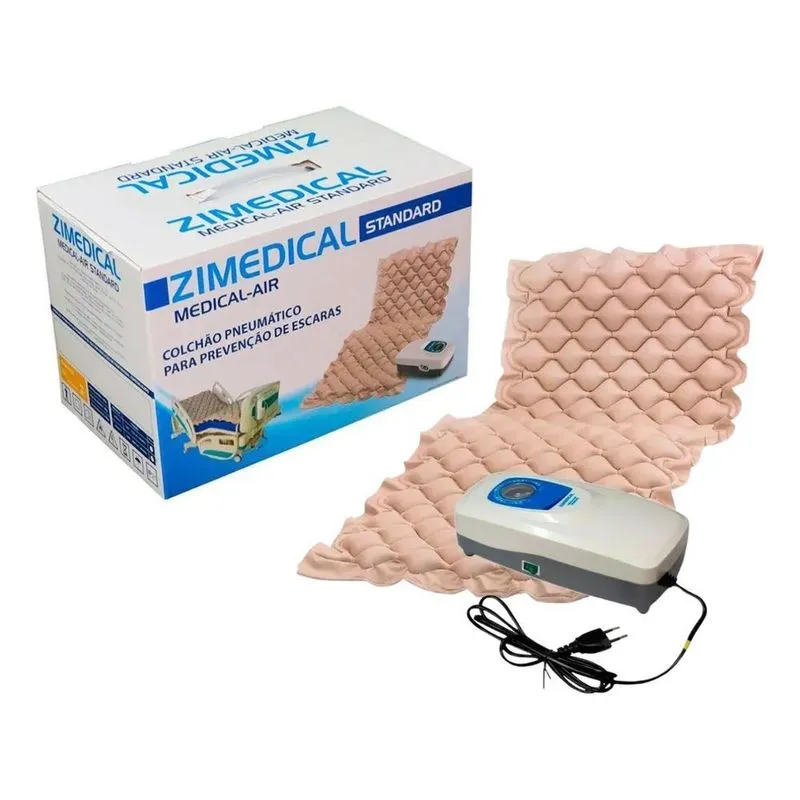 3x Colchão Pneumático Anti Escaras Pressão Alternada 135kg C