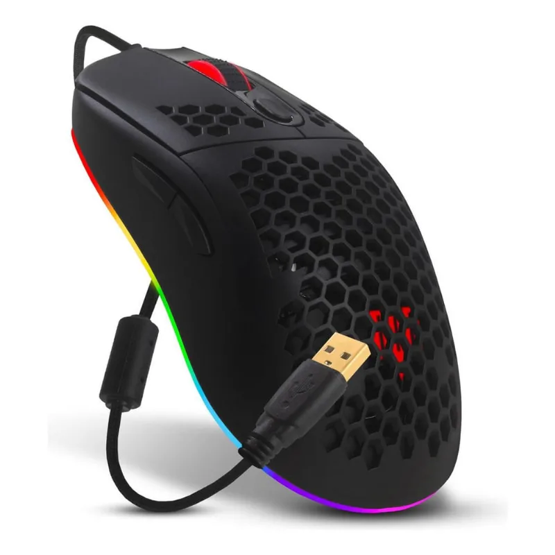 Mouse Gamer Revenger Tiger - Sensor Óptico Pixart 3327