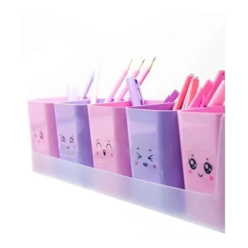 Organizador Infantil Lápis Caneta Porta Objetos Doçura Ros