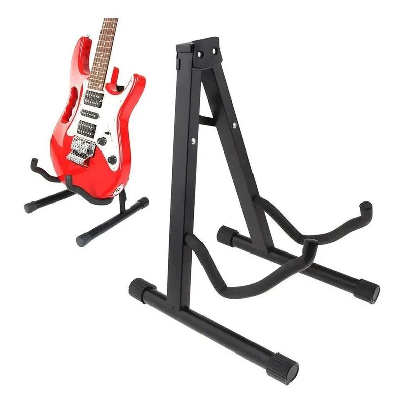 3x Suporte Para Violão Chão Guitarra Baixo Profissional Dobr
