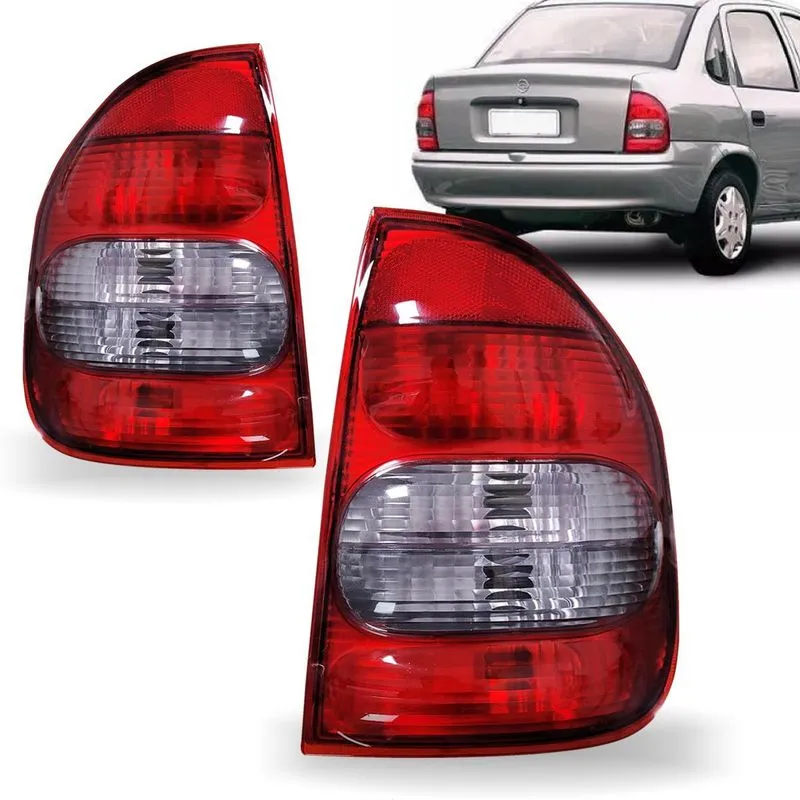 Farol Bicolor Fumê Traseiro Esq Dir Corsa Sedan