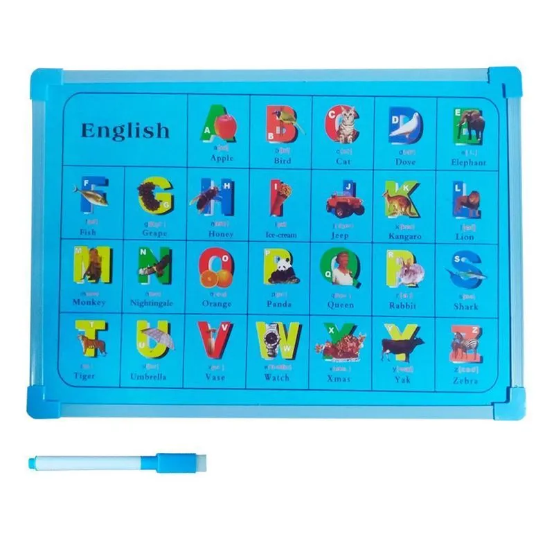 Lousa Mágica Infantil + Caneta Alfabeto - Educativo 25x35cm