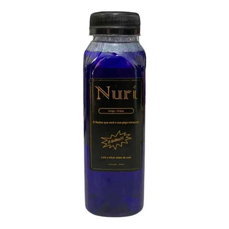 Limpa Joias Prata Nuri 300 Ml Limpeza Polimento