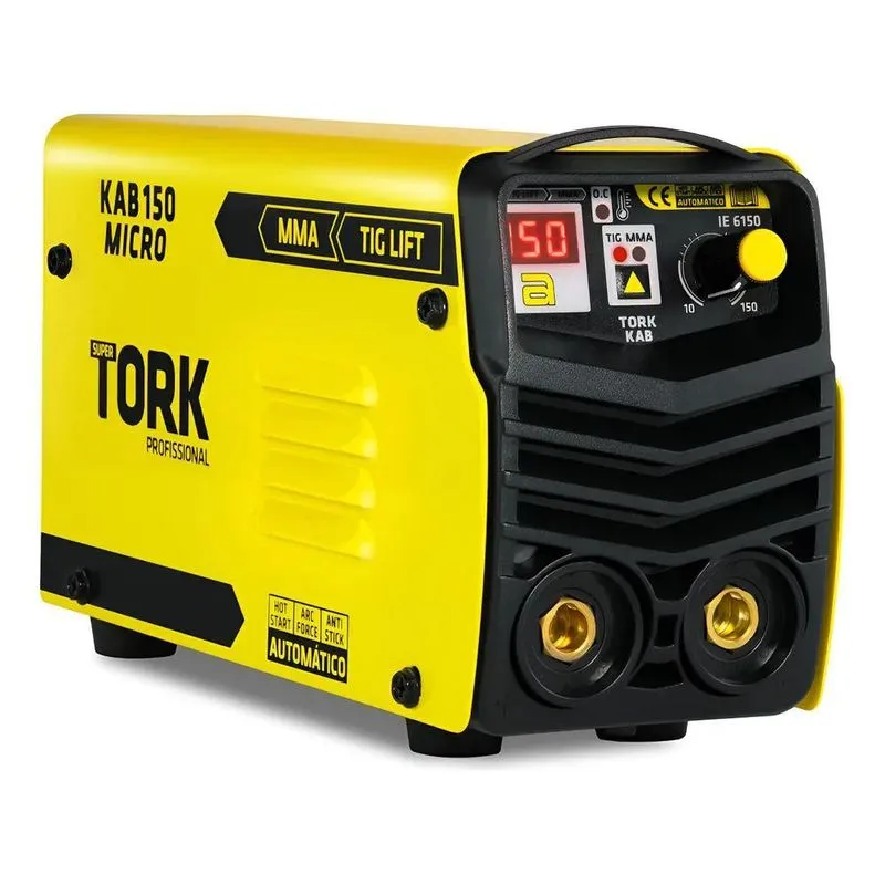 Máquina De Solda Inversora Super Tork Profissional Kab 150 M