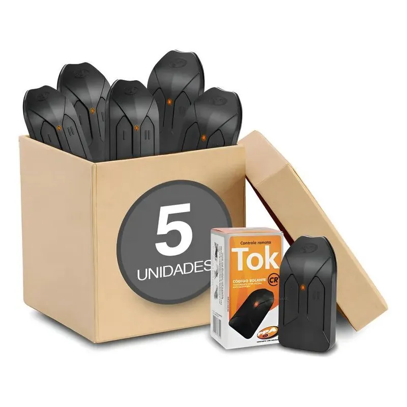 Kit 5 Controles Remoto Ppa Portao Automatico 433mhz