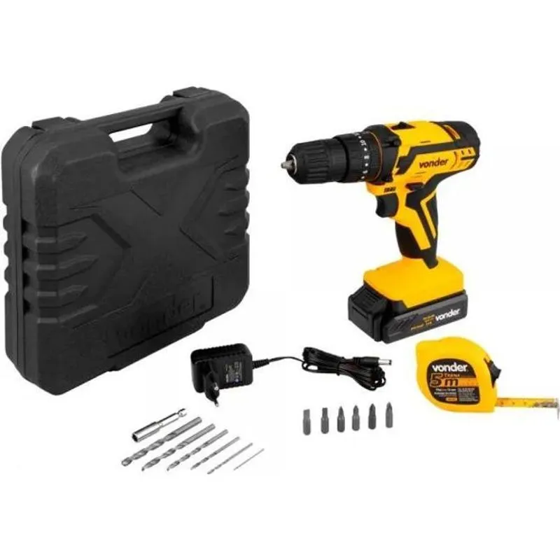 Vonder Furadeira E Parafusadeira A Bateria Pfv 012