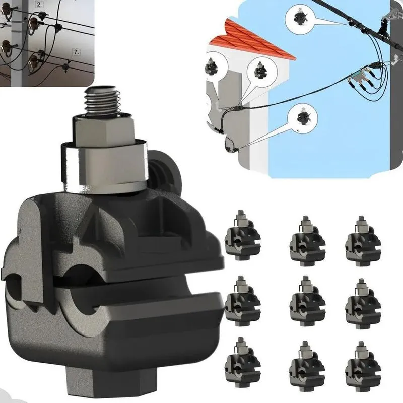 10x Kit 10 Conector Perfurante Cdp 10-70mm Derivação 1,5-10