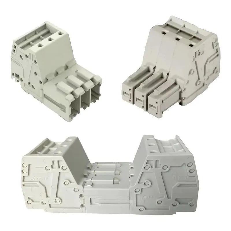3x Conector Wago 831 Chuveiro 127v / 220v Cabo 10mm 50a Kit