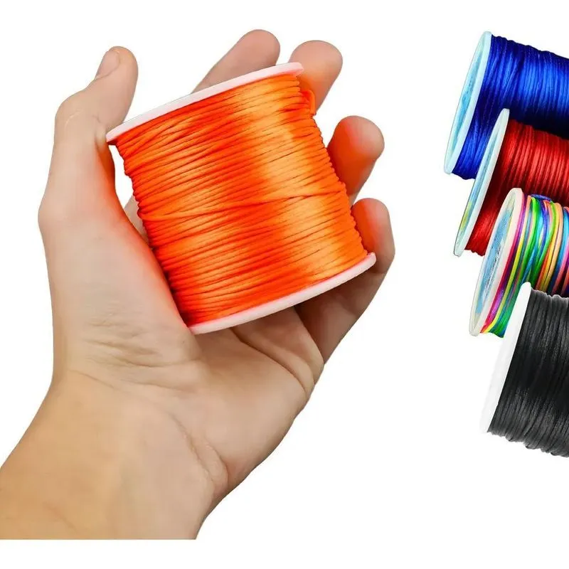 Fio De Seda - Cordão Rabo De Rato 1 Mm- Cores - Nybc Cor Lar