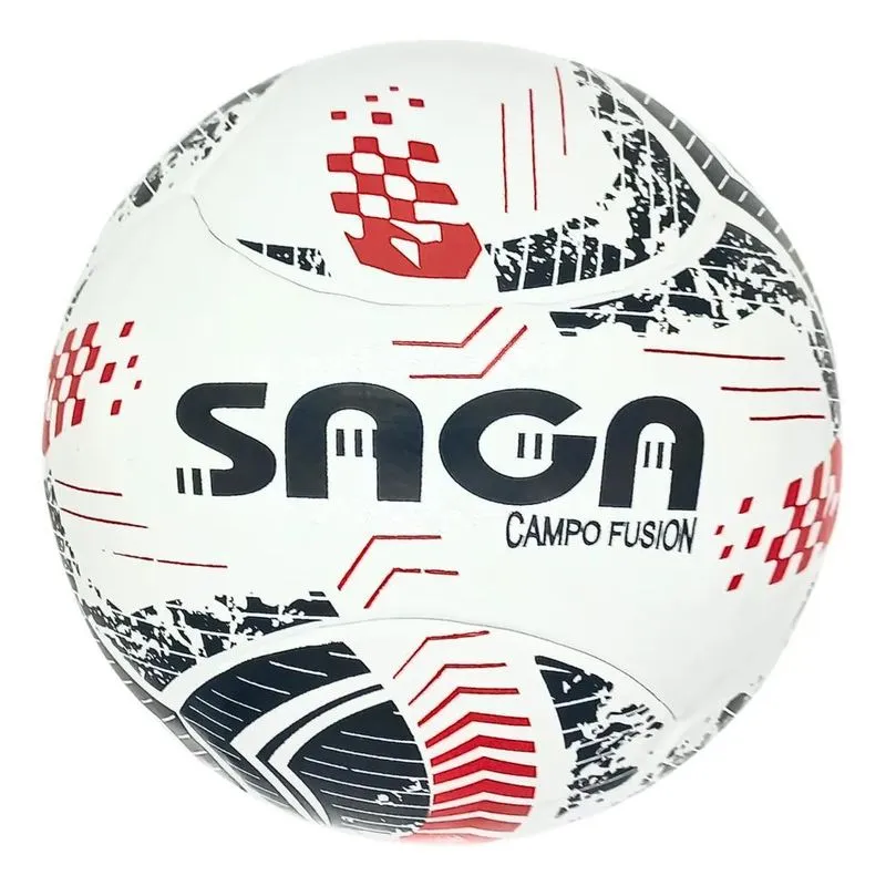 2x Bola Futebol De Campo Fusionada Cor Branco