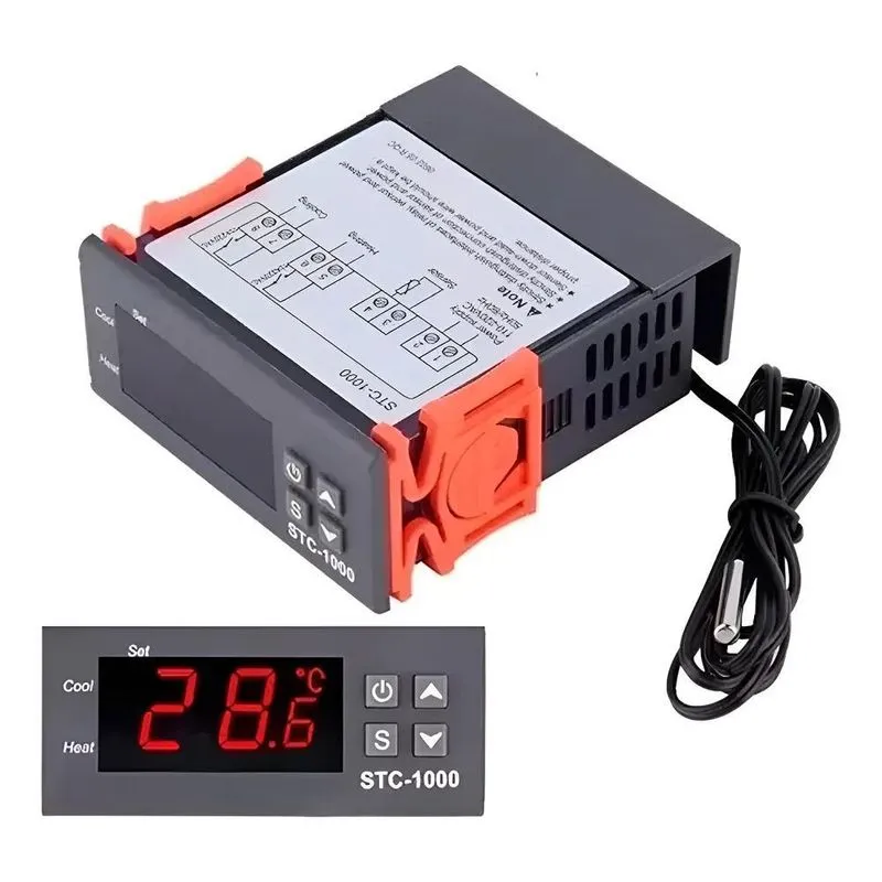 Controlador Temperatura 110/220 P/Cerveja Artesanal Stc-1000