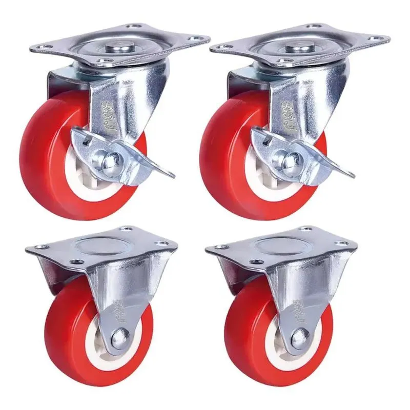 5x Kit 4 Rodinhas Para Moveis Rodizio Giratório Tamanho Da R