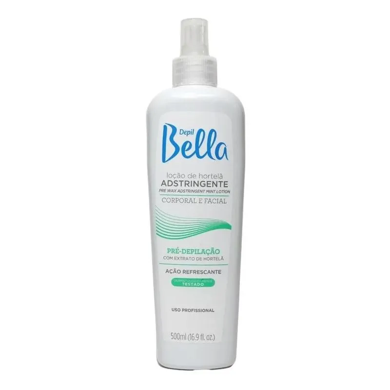 5x Loção Adstringente Depilação Rosto E Corpo Depil Bella 50