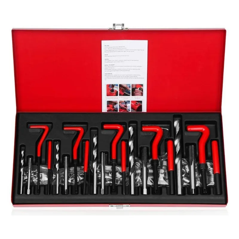 10x Kit Jogo Helicoil Reparo Rosca Postiça M5-m12 Com 131 P
