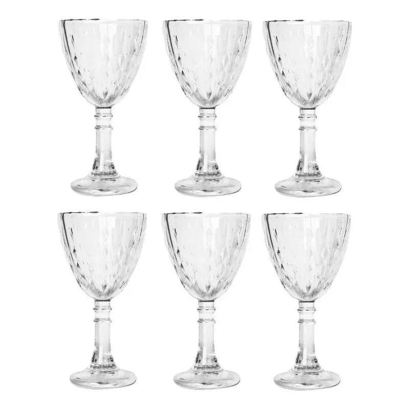 5x Jg 6 Taças Para Licor Petra Em Vidro 50ml Dynasty