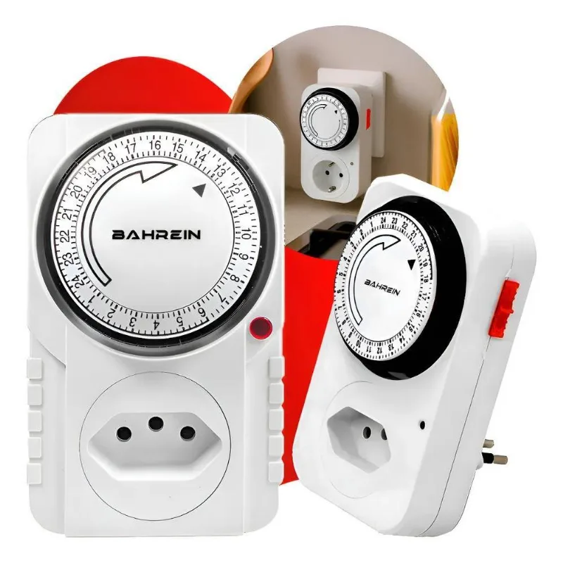Temporizador Timer Mecânico Bahrein Bivolt 110v 220v