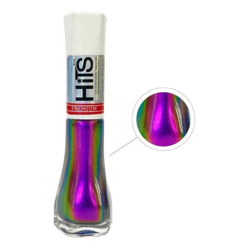5x Esmalte Multichrome Hits 5 Free 8ml Premium