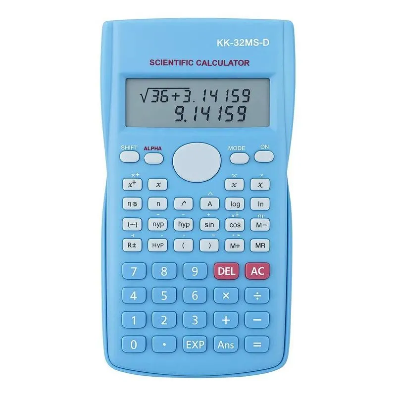 10x Calculadora Científica Azul De 12 Dígitos 240 Funções L
