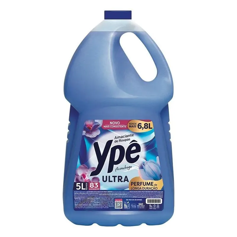 5x Amaciante Tradicional Ypê Aconchego 5l