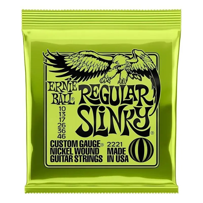 Encordoamento Ernie Ball Guitarra Regular Slink 010